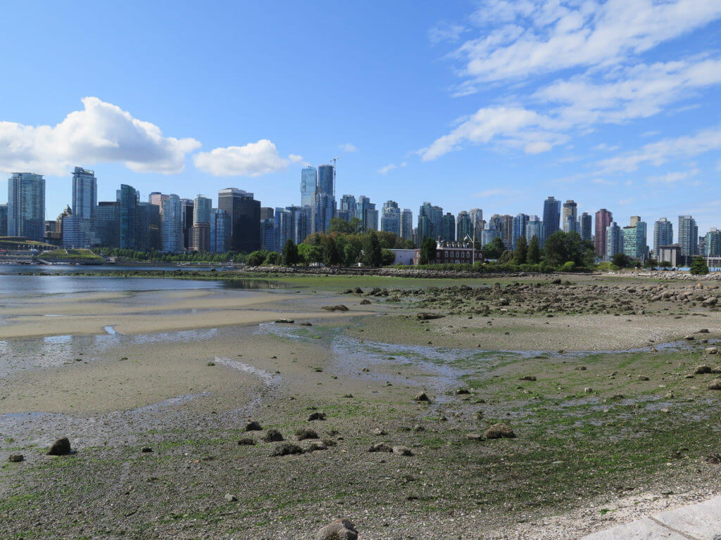 Ein Foto der Skyline von Vancouver