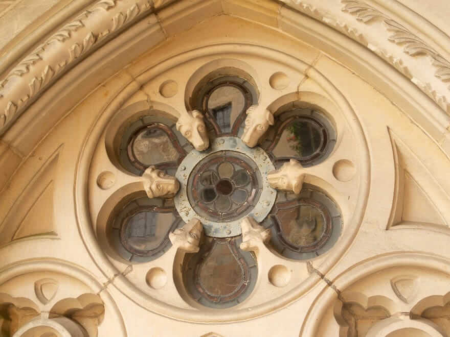 Detail Schmuck außen Burg Bentheim